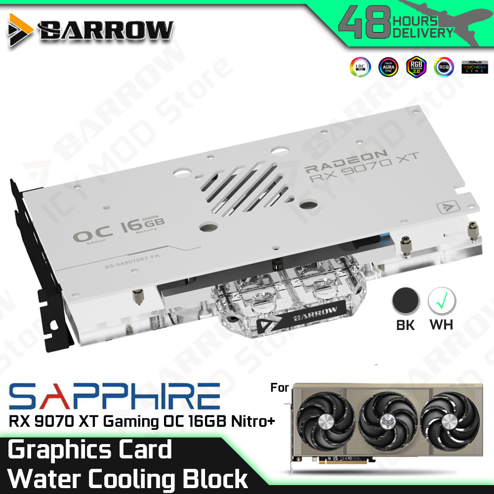 Barrow Graphics Card Water Coo - Rx 9070 Xt 评论和价格